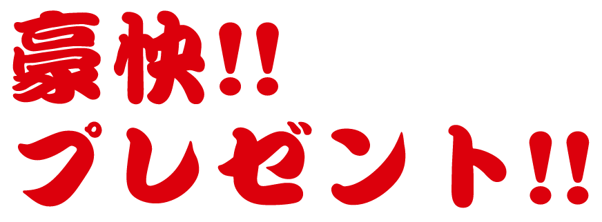 豪快プレゼント